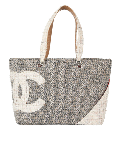 Tweed Cambon Ligne Tote, front view
